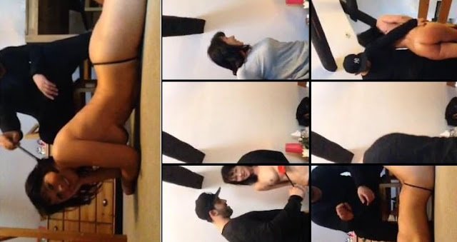 Hakan Abi Mavi Gözlü Çıtır Almanı Kırbaçlıyor